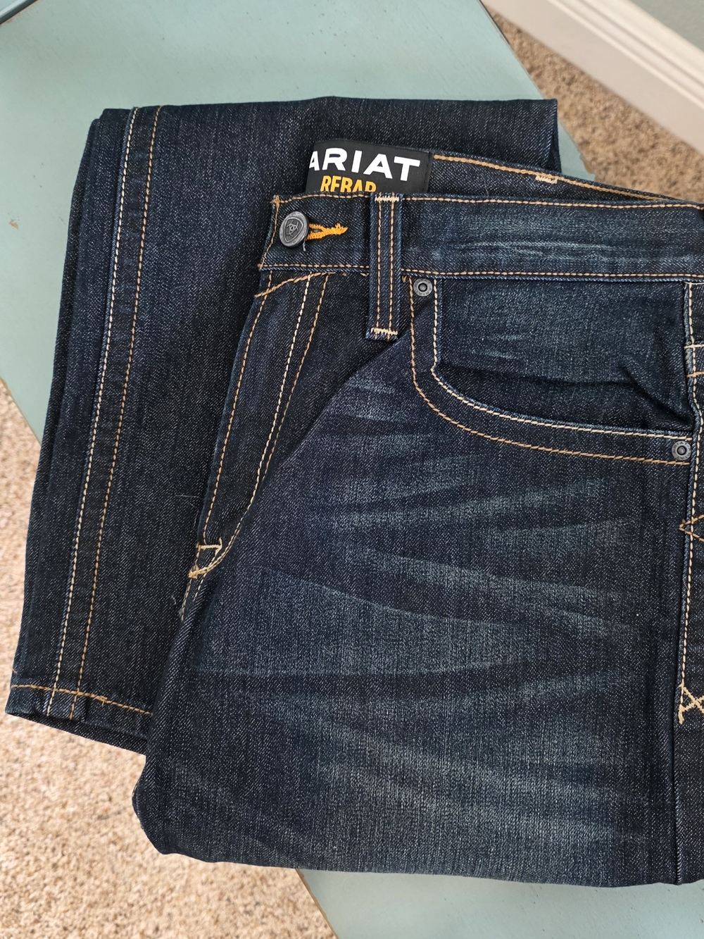 Ariat Men’s Dark Blue Denim Jeans